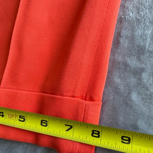 Vintage Escada Margaretha Ley Red Wool High Waist Designer Pants EU 42 - Picture 10 of 13